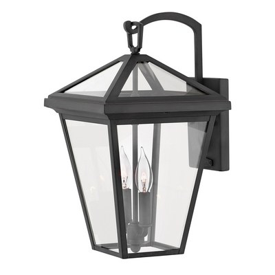 Quintiesse qn-alford-place2-s-mb alford place small wall lantern in museum black finish ip44